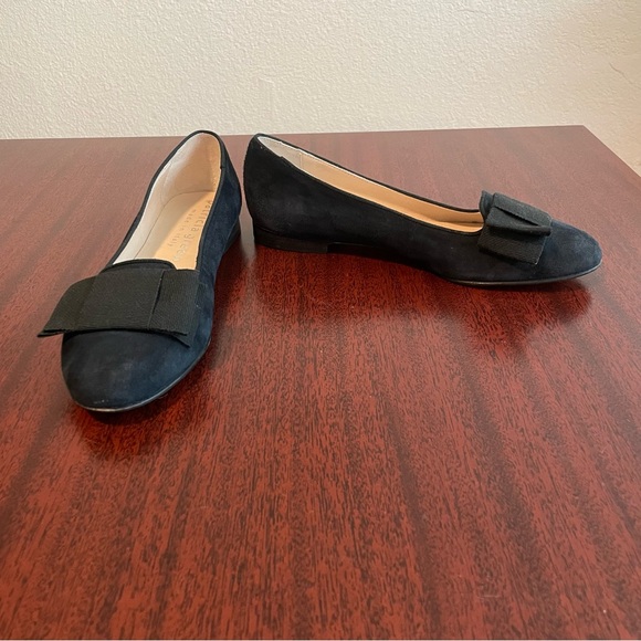 Patricia Green Womens Suede Velvet Feel Flats Slip Ons - Picture 2 of 7